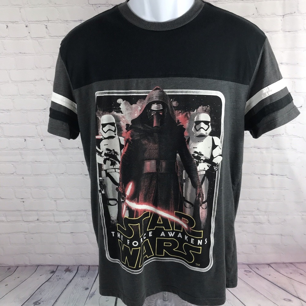Star Wars The Force Awakens Shirt Adult Medium Black Sith Trooper Graphic Tee
